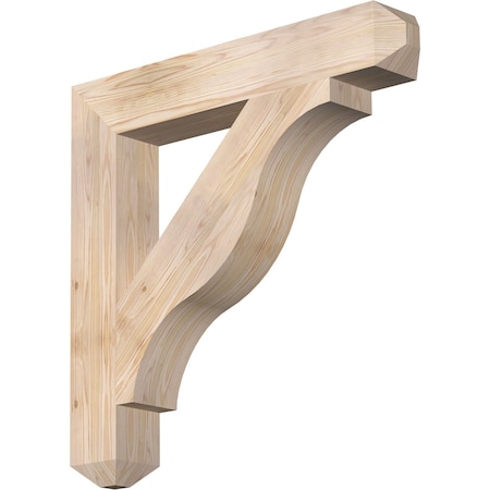 Ekena Millwork Funston Craftsman Smooth Bracket, Douglas Fir, 5 1/2"W x 36"D x 36"H BKT06X36X36FST04SDF